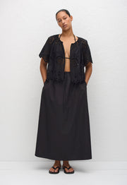 Broderie Blouse - Black - Matteau